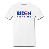 His Time (Men's Premium T-Shirt) - white