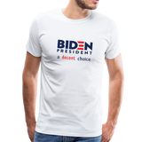 Decent Choice (Men's T-Shirt) - white